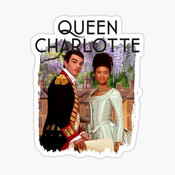 Aperçu de l'œuvre La jeune reine Charlotte et le roi George Bridgerton Netflix créée et vendue par KamiTrendz.