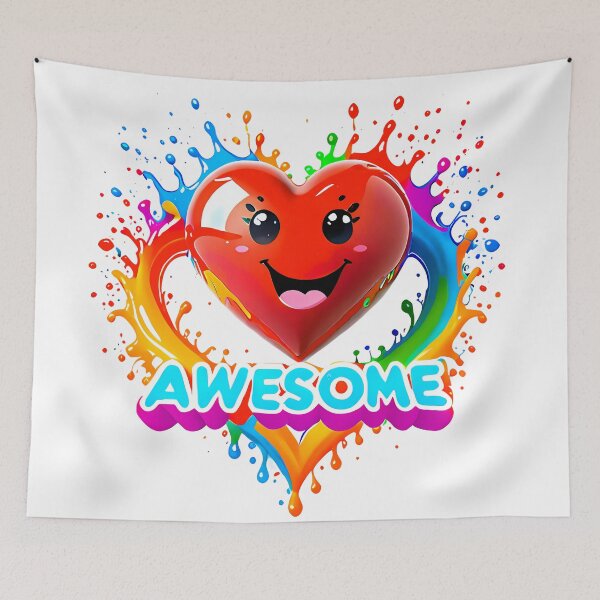 Item preview, Heart Awesome Beautiful Colors designed and sold by LKozerski.