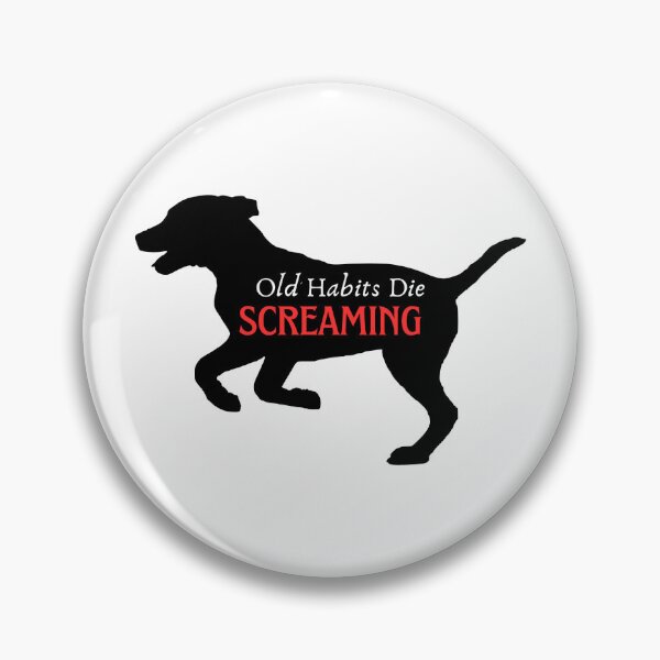 Item preview, The Black Dog - Taylor Swift "Old Habits Die Screaming" designed and sold by SwiftiesRise.