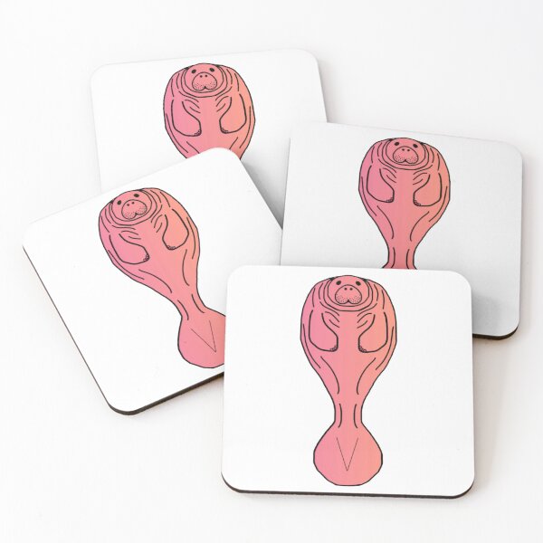 Item preview, Manatee Ombre Orange to Pink designed and sold by Allysha Lazar.