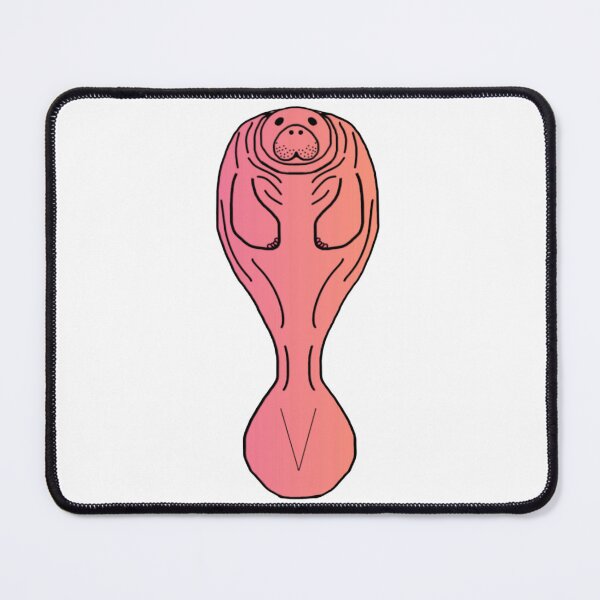 Item preview, Manatee Ombre Orange to Pink designed and sold by Allysha Lazar.