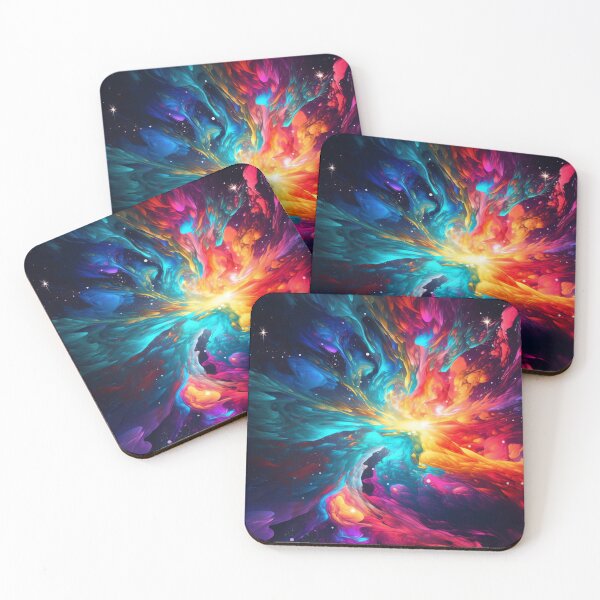 Item preview, Vibrant Abstract Watercolor View Of The Galaxy designed and sold by StephanieLZ.