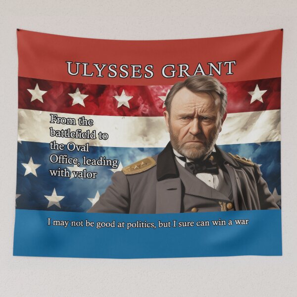 Item preview, Ulysses Grant Electoral Poster designed and sold by Static-Panda.