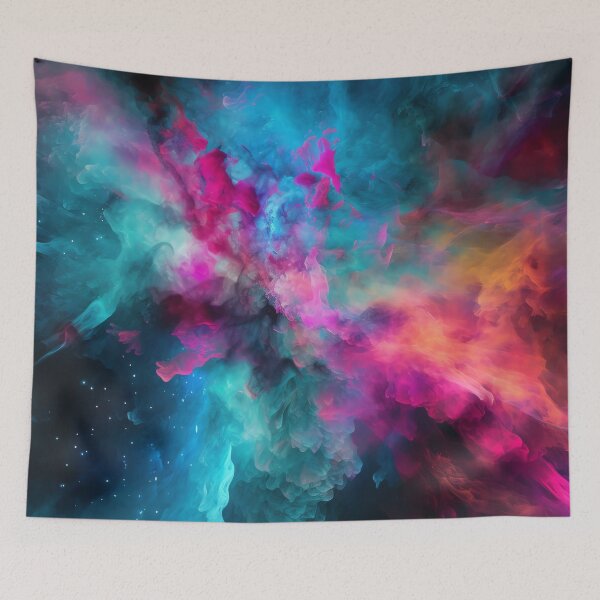 Item preview, Vibrant Abstract Watercolor View Of The Galaxy designed and sold by StephanieLZ.