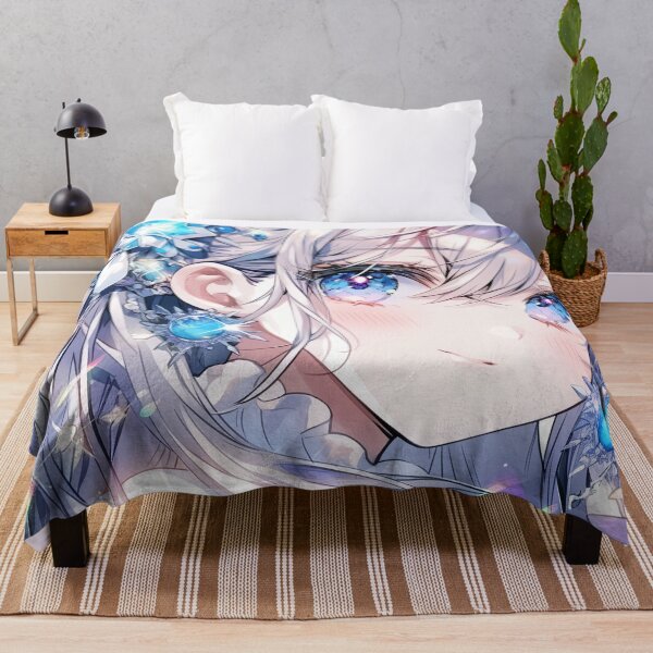 Item preview, Celestial Crystalline Glacial Sparkle Anime Girl designed and sold by bubblegoth.