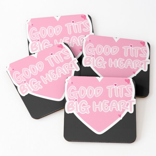 Item preview, Good Tits Big Heart Pink designed and sold by ChristopherNee.