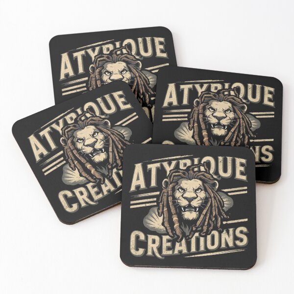 Item preview, Atypique Creations lion with locs generated with AI designed and sold by JonathanP514.
