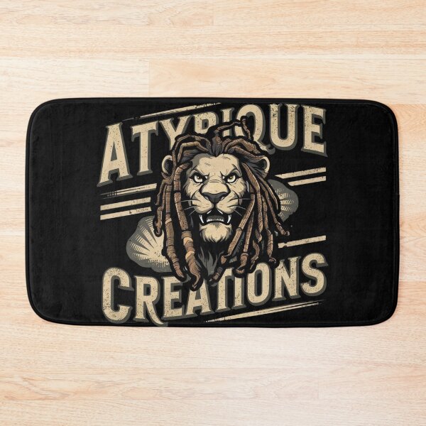 Item preview, Atypique Creations lion with locs generated with AI designed and sold by JonathanP514.