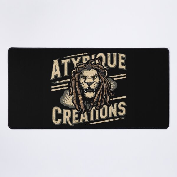 Item preview, Atypique Creations lion with locs generated with AI designed and sold by JonathanP514.