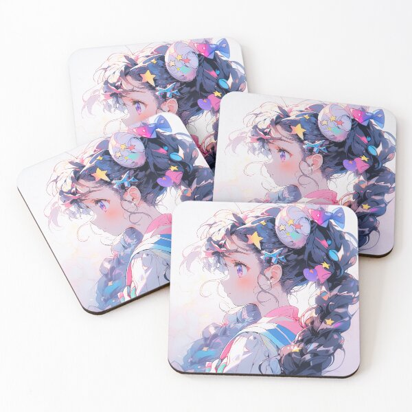 Item preview, Whimsical Daydream Cascade Anime Girl designed and sold by bubblegoth.