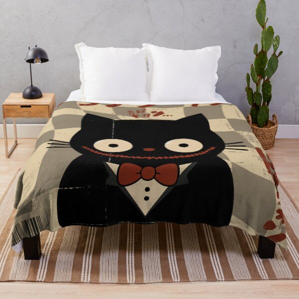 Item preview, Terrifying Black Cat Executive pop art vintage retro designed and sold by IAPICTURE.