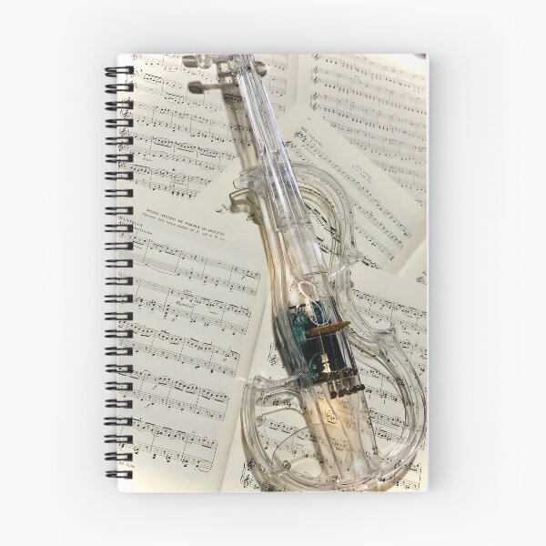 Item preview, violin on notes designed and sold by eriktartufo.