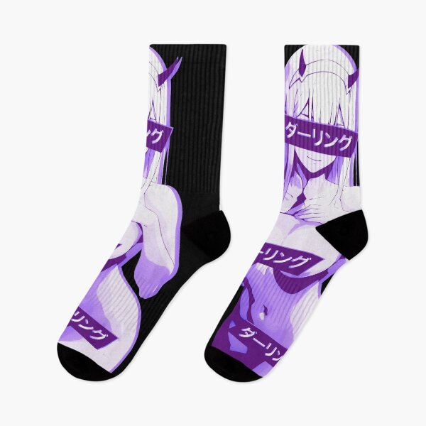 Item preview, Darling Zero Two Franxx #4 Monochrome purple pastel aesthetic designed and sold by MikaseSan.