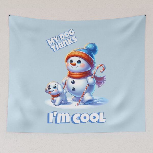 Item preview, My Dog Thinks I'm Cool designed and sold by SilverFoxxShop.