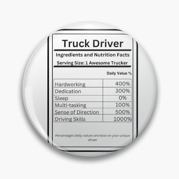 Item preview, Trucker Driver Ingredients designed and sold by Marvett-World.