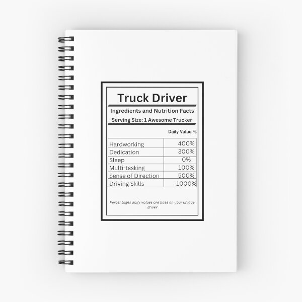 Item preview, Trucker Driver Ingredients designed and sold by Marvett-World.