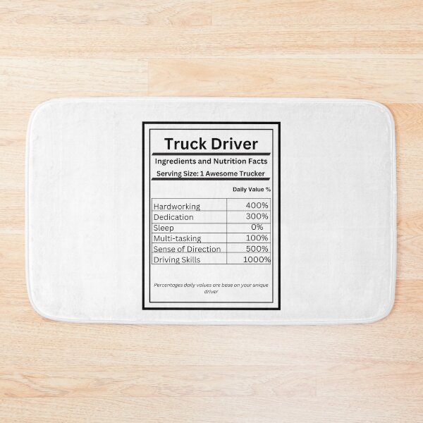 Item preview, Trucker Driver Ingredients designed and sold by Marvett-World.