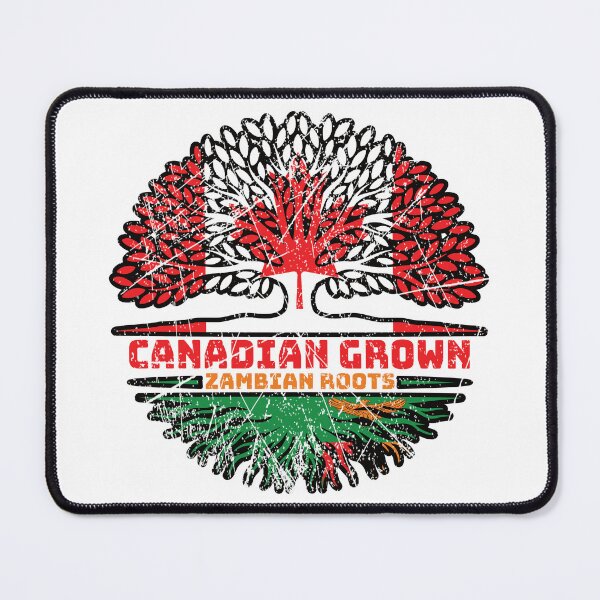 Item preview, Zambia Zambian Canadian Canada Tree Roots Flag designed and sold by FlagX.