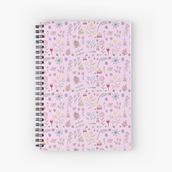 Betty's PINK Garden!  Spiral Notebook