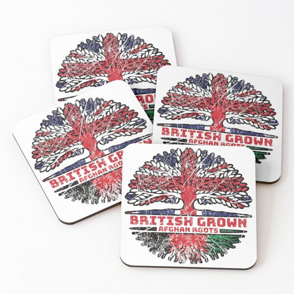 Item preview, Afghanistan Afghan Uk United Kingdom British Tree Roots Flag designed and sold by FlagX.