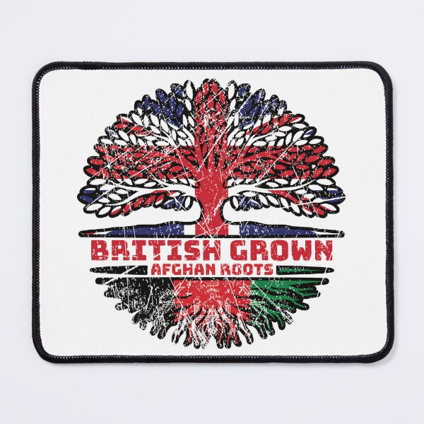 Item preview, Afghanistan Afghan Uk United Kingdom British Tree Roots Flag designed and sold by FlagX.