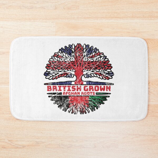 Item preview, Afghanistan Afghan Uk United Kingdom British Tree Roots Flag designed and sold by FlagX.