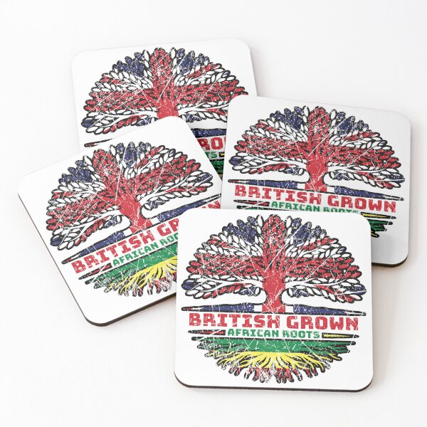 Item preview, Africa African Uk United Kingdom British Tree Roots Flag designed and sold by FlagX.