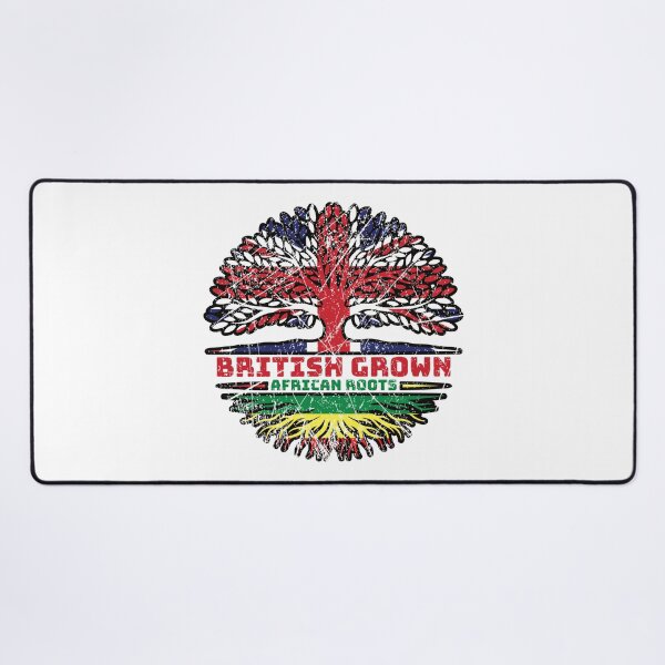 Item preview, Africa African Uk United Kingdom British Tree Roots Flag designed and sold by FlagX.