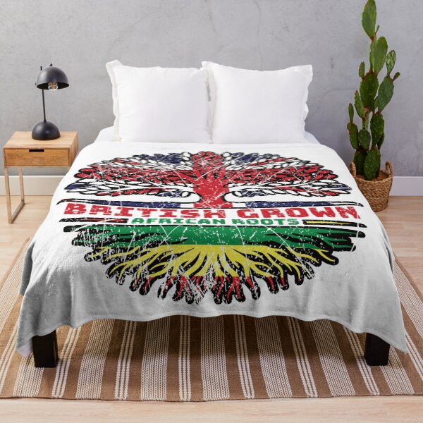 Item preview, Africa African Uk United Kingdom British Tree Roots Flag designed and sold by FlagX.