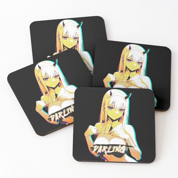 Item preview, Darling Zero Two Franxx #2 Synthwave Summer Beach Vibes designed and sold by MikaseSan.