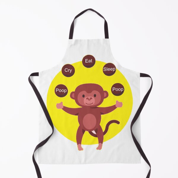 Item preview, Baby Monkey Poop Cry Eat Sleep Poop Daily designed and sold by TerScott.
