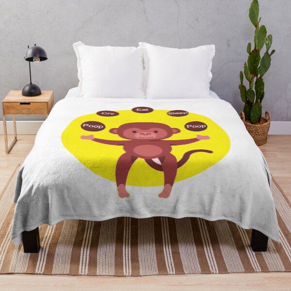Item preview, Baby Monkey Poop Cry Eat Sleep Poop Daily designed and sold by TerScott.