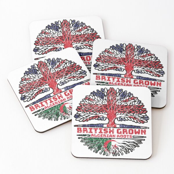 Item preview, Algeria Algerian Uk United Kingdom British Tree Roots Flag designed and sold by FlagX.