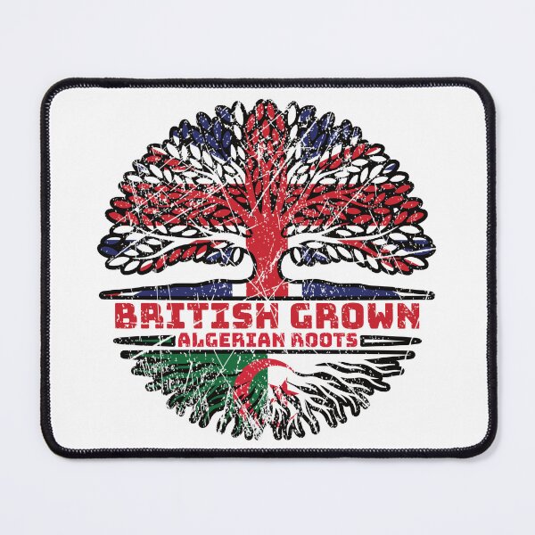 Item preview, Algeria Algerian Uk United Kingdom British Tree Roots Flag designed and sold by FlagX.