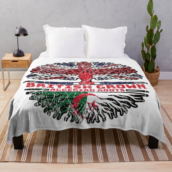 Item preview, Algeria Algerian Uk United Kingdom British Tree Roots Flag designed and sold by FlagX.