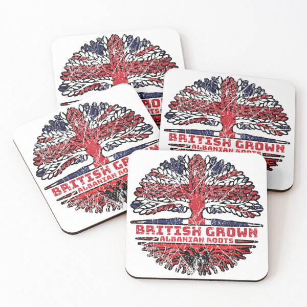 Item preview, Albanian Albania Uk United Kingdom British Tree Roots Flag designed and sold by FlagX.