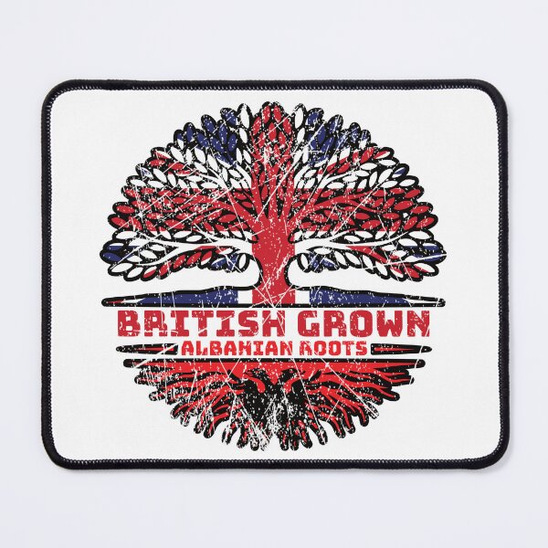 Item preview, Albanian Albania Uk United Kingdom British Tree Roots Flag designed and sold by FlagX.