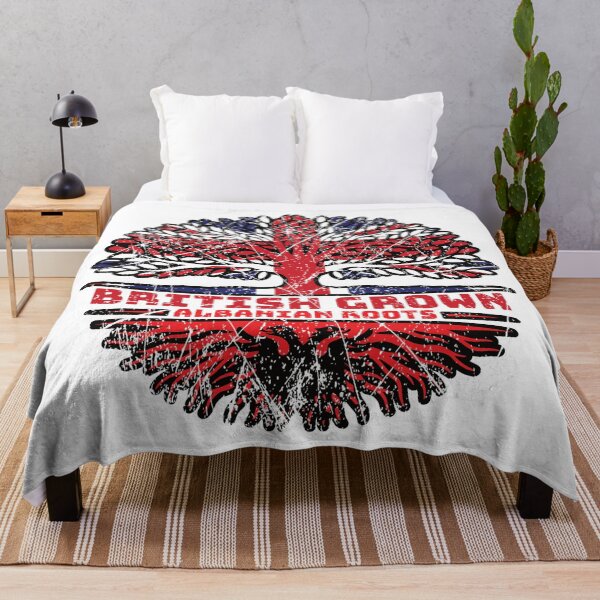Item preview, Albanian Albania Uk United Kingdom British Tree Roots Flag designed and sold by FlagX.