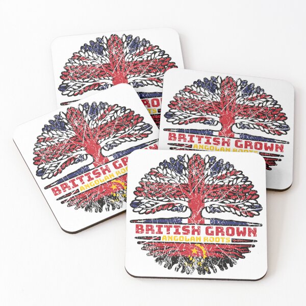 Item preview, Angola Angolan Uk United Kingdom British Tree Roots Flag designed and sold by FlagX.