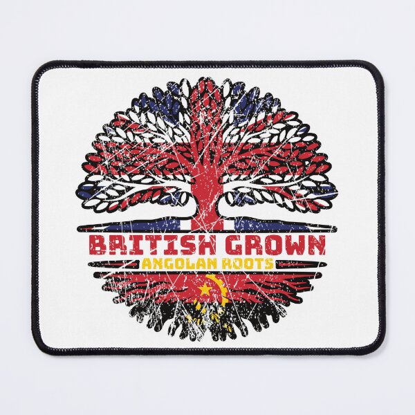 Item preview, Angola Angolan Uk United Kingdom British Tree Roots Flag designed and sold by FlagX.