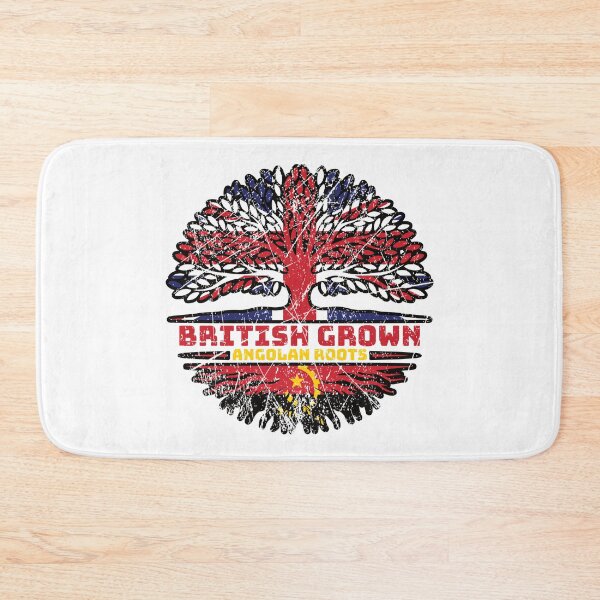 Item preview, Angola Angolan Uk United Kingdom British Tree Roots Flag designed and sold by FlagX.