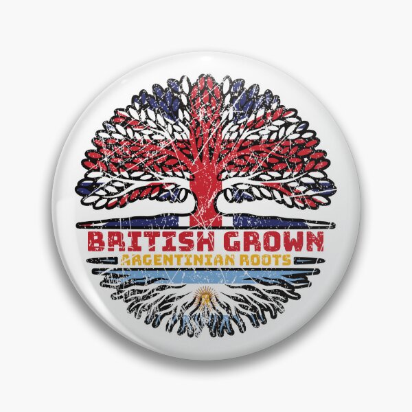 Item preview, Argentina Argentine Argentinean Argentinian Uk United Kingdom British Tree Roots Flag designed and sold by FlagX.