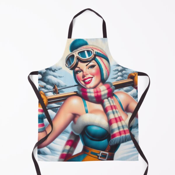 Item preview, Vintage Winter Pin Up designed and sold by PulpVintage.