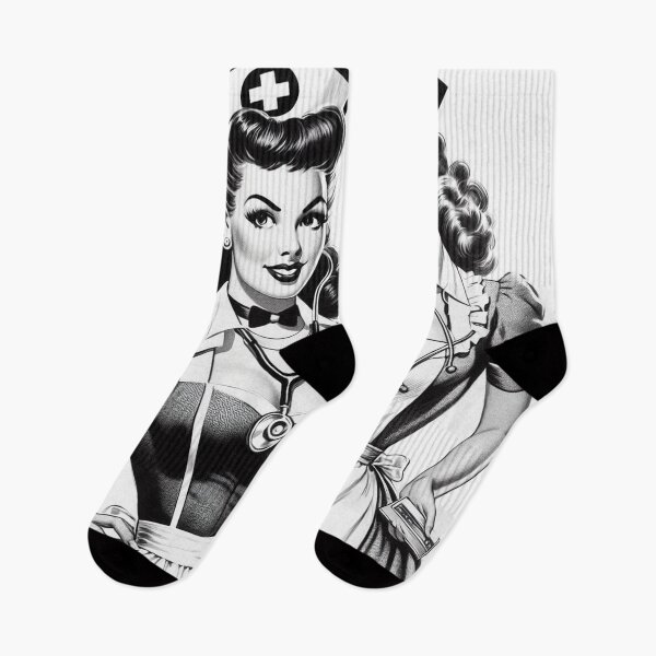 Item preview, Vintage Nurse Illustration designed and sold by PulpVintage.