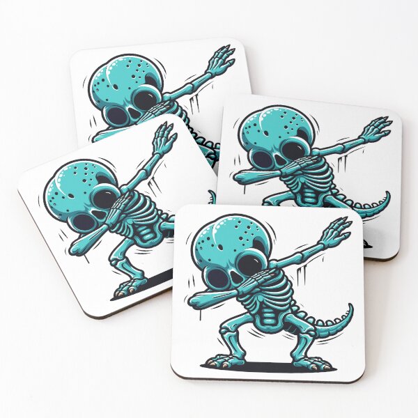 Item preview, Dabbing Alien Skeleton - Cool monster designed and sold by Designowner.