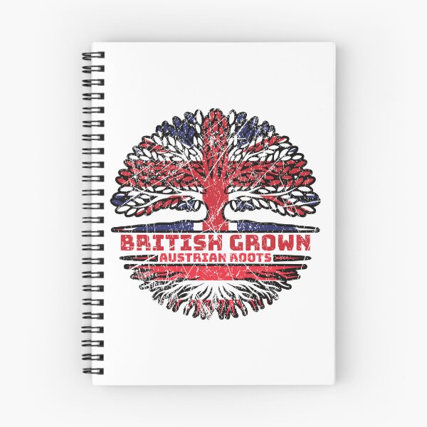 Item preview, Austria Austrian Uk United Kingdom British Tree Roots Flag designed and sold by FlagX.