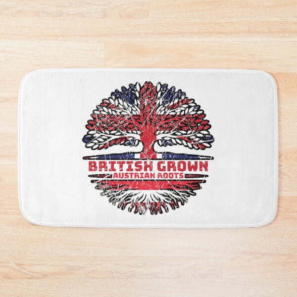 Item preview, Austria Austrian Uk United Kingdom British Tree Roots Flag designed and sold by FlagX.