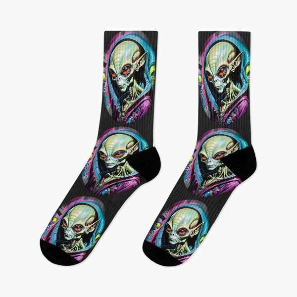 Item preview, Cool Space Alien Graffiti Art designed and sold by TheArtOfPat.