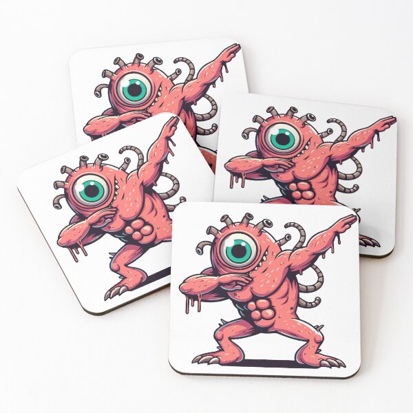 Item preview, One-Eyed Monster Dabbing - Cool Alien designed and sold by Designowner.