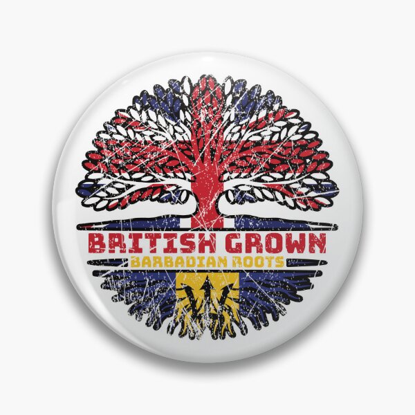 Item preview, Barbados Barbadian Uk United Kingdom British Tree Roots Flag designed and sold by FlagX.
